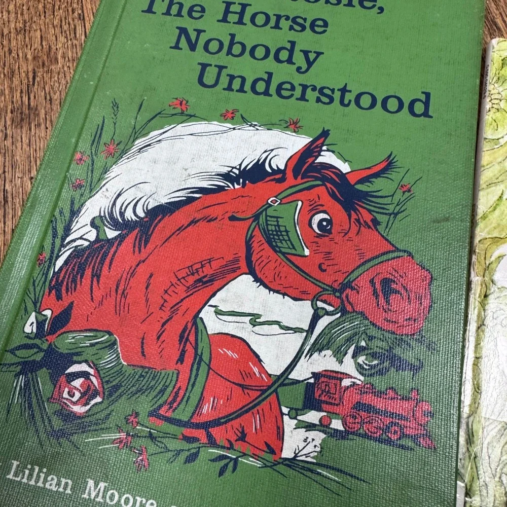 Vintage children's books lot The Mouse and Motorcycle, Frog and Toad, Old Rosie